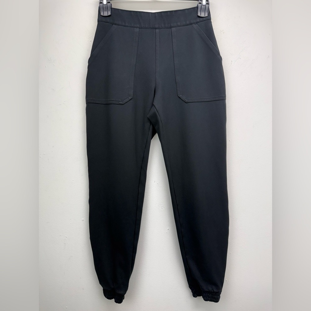 SPANX size Medium Women’s Black High Rise Tapered Leg The Perfect Jogger Pant